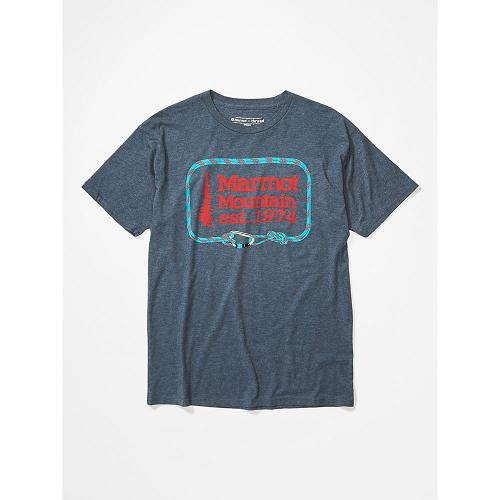 Marmot Ascender T-Shirts For Mens Navy SRV910268